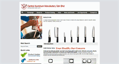 Desktop Screenshot of central-aluminium.com.my